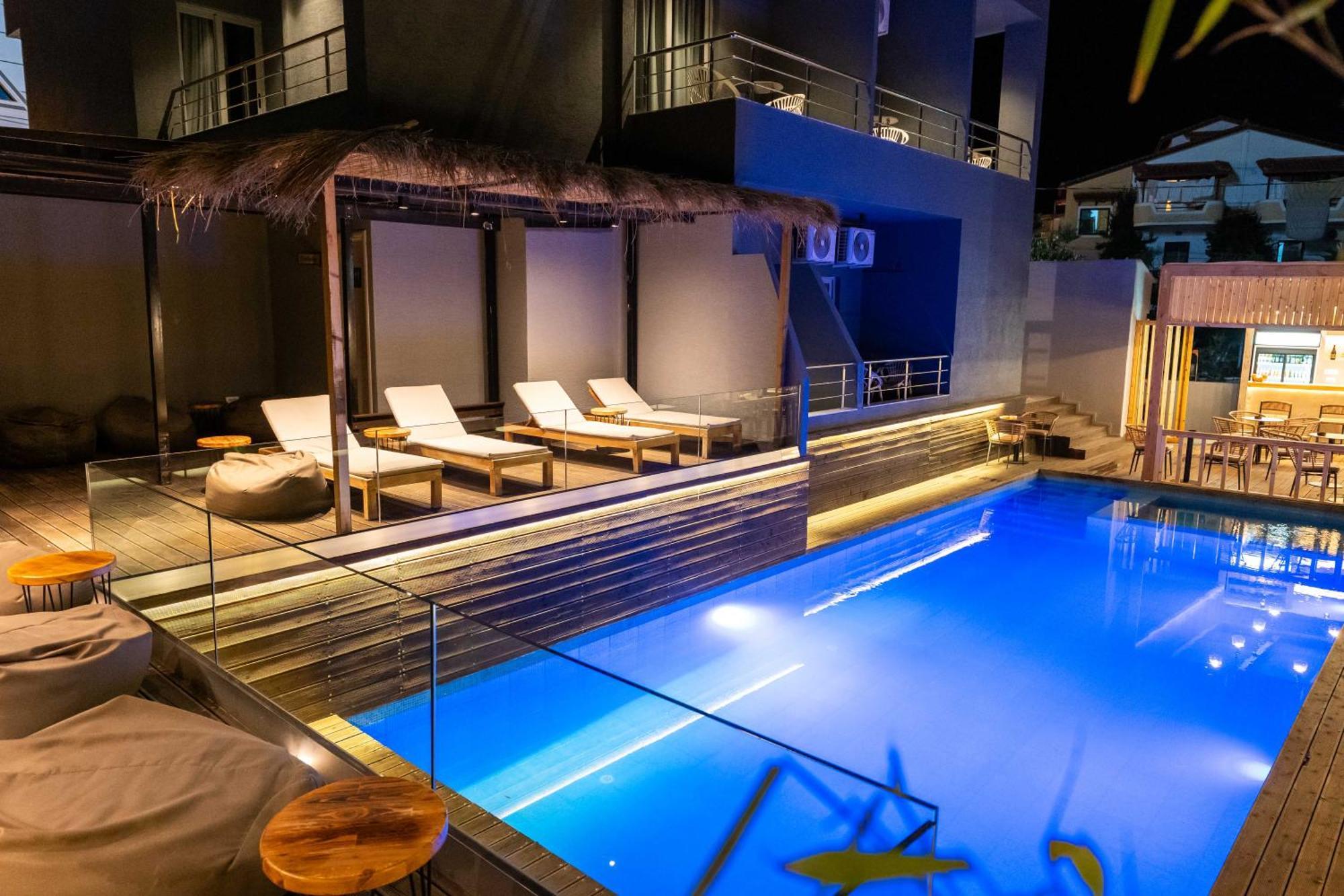 Hotel Piramida Ksamil Bagian luar foto