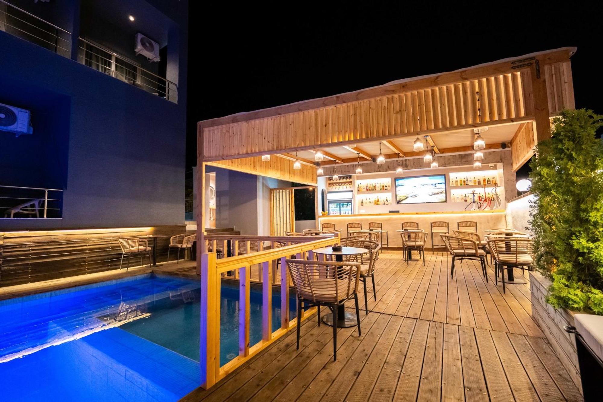 Hotel Piramida Ksamil Bagian luar foto