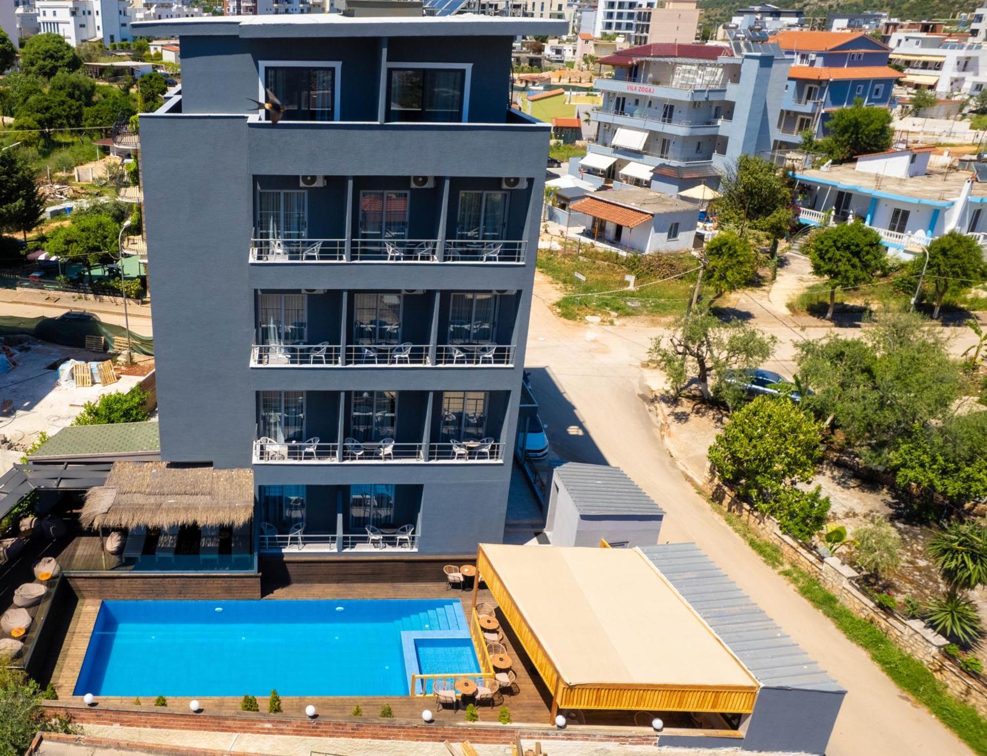Hotel Piramida Ksamil Bagian luar foto