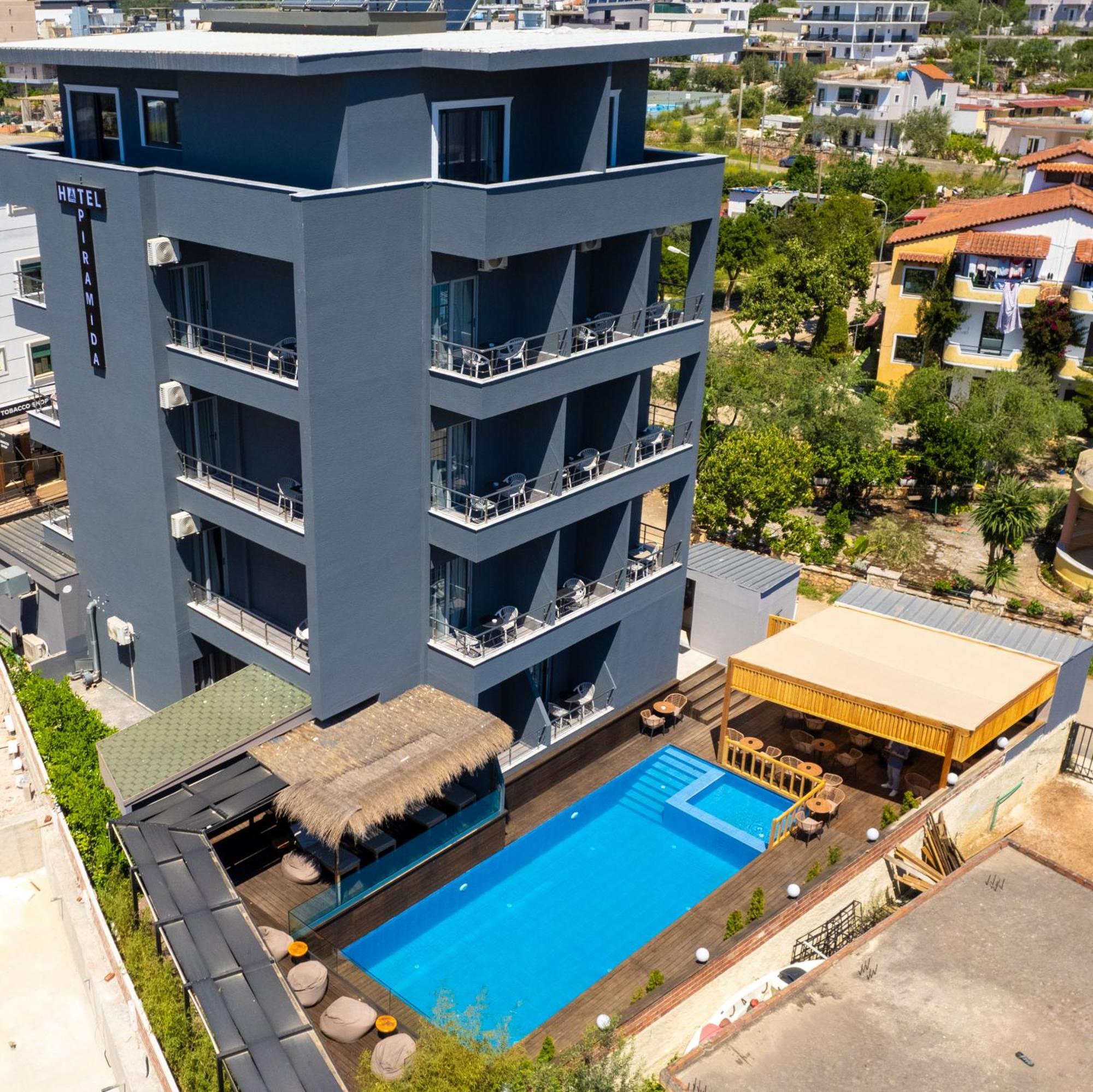 Hotel Piramida Ksamil Bagian luar foto